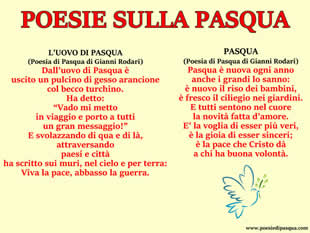 Poesie sulla Pasqua