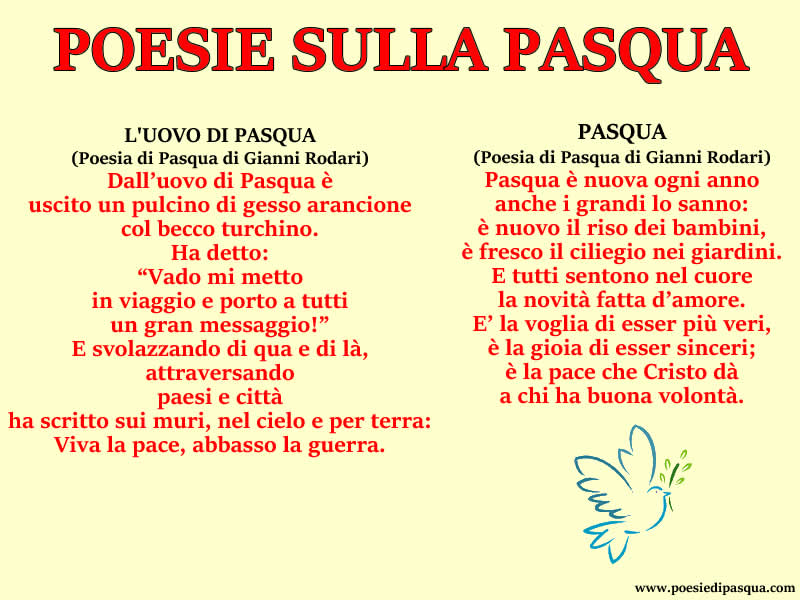 Immagine Poesie sulla Pasqua